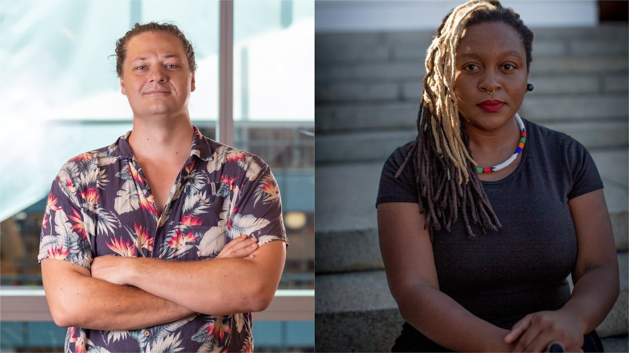A caucasian adult man and Black woman in separate profile photos.